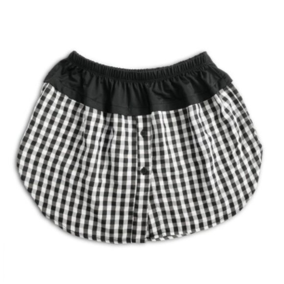 NEW! Demdaco Gingham Shirt Extender with Buttons - Medium (3 Extenders) - Picture 3 of 4